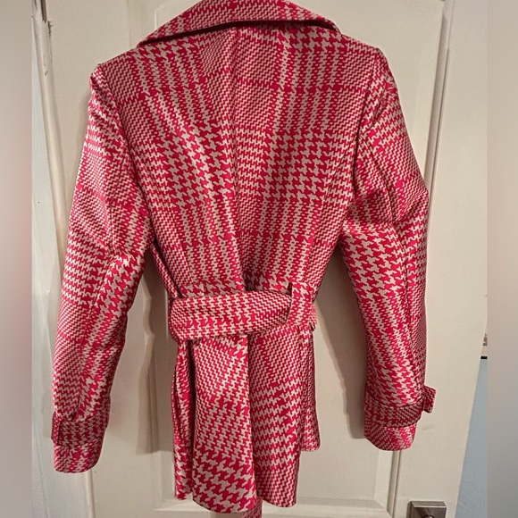 NWT WHBM Red Houndstooth Jacket Tie Belt - Picture 13 of 13